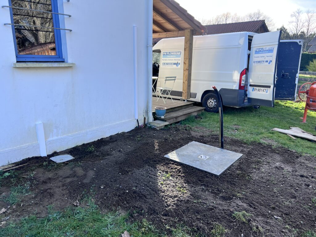 PM plomberie douche exterieur